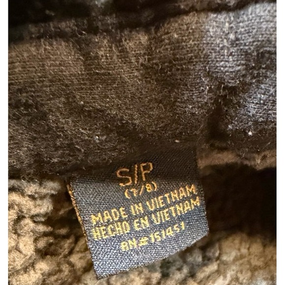 Freedom Foundry Sherpa lined flannel shirt boys sz 7/8 - Picture 4 of 5